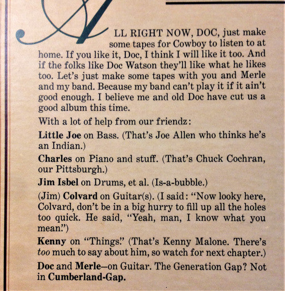 Doc & Merle Watson - Two Days In November