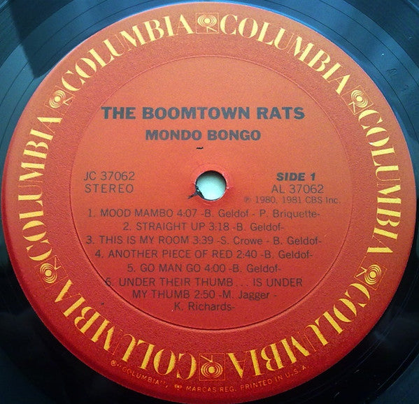 The Boomtown Rats - Mondo Bongo