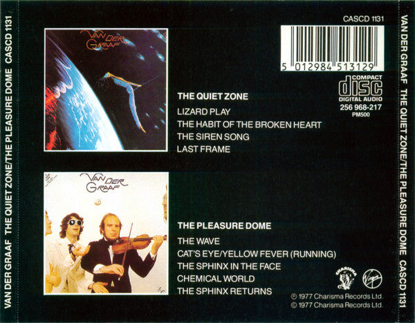 Van Der Graaf Generator - The Quiet Zone / The Pleasure Dome