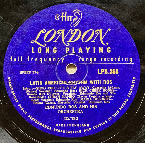 Edmundo Ros & His Orchestra - Latin-American Rhythm With Ros