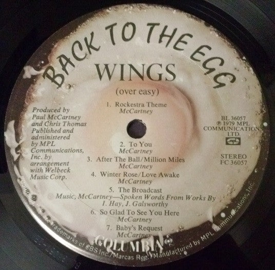 Wings (2) - Back To The Egg