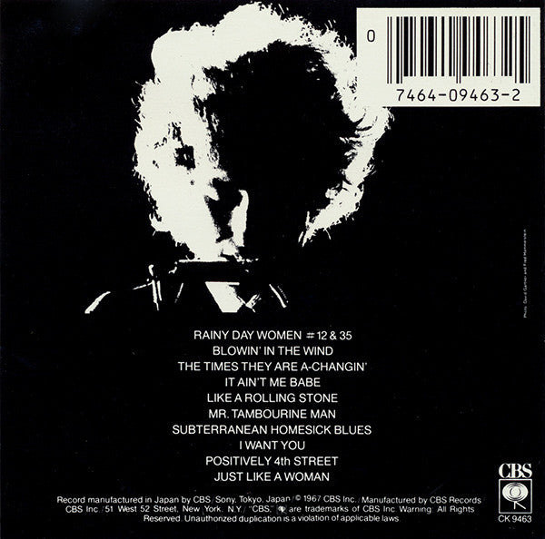 Bob Dylan - Bob Dylan's Greatest Hits