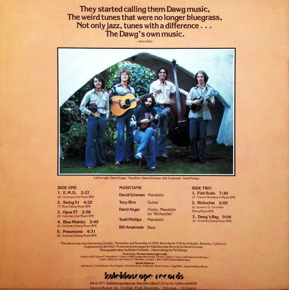 David Grisman Quintet - The David Grisman Quintet