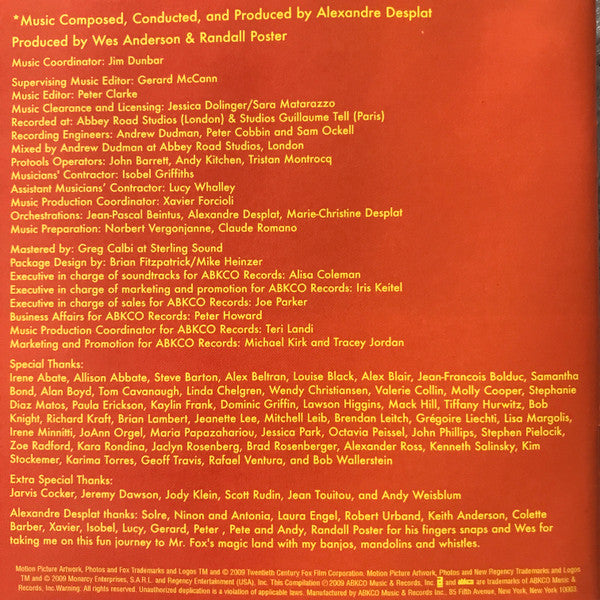 Various - Fantastic Mr. Fox (Original Soundtrack)