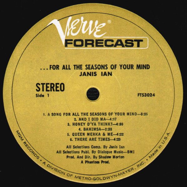 Janis Ian - ...For All The Seasons Of Your Mind
