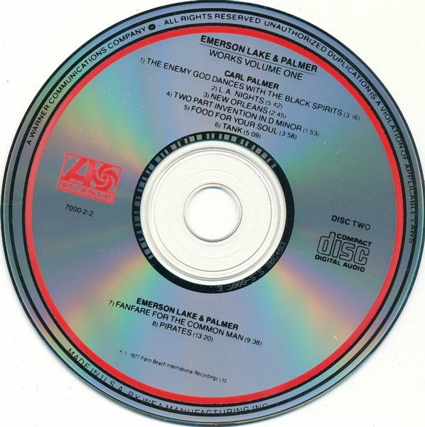 Emerson, Lake & Palmer - Works (Volume 1)