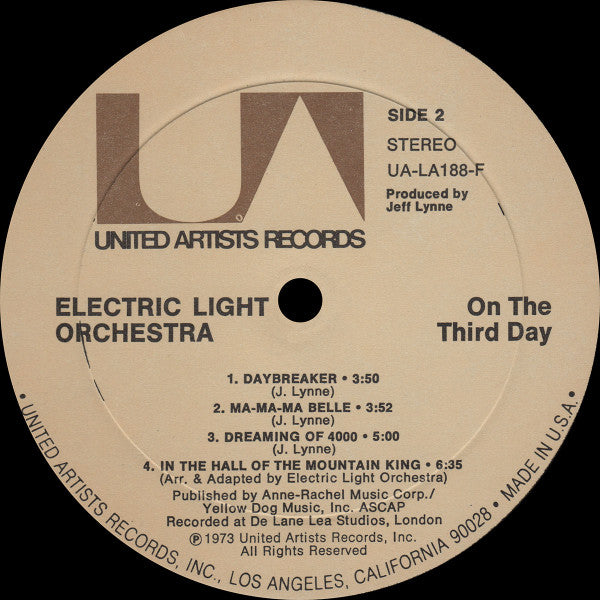 Electric Light Orchestra - On The Third Day