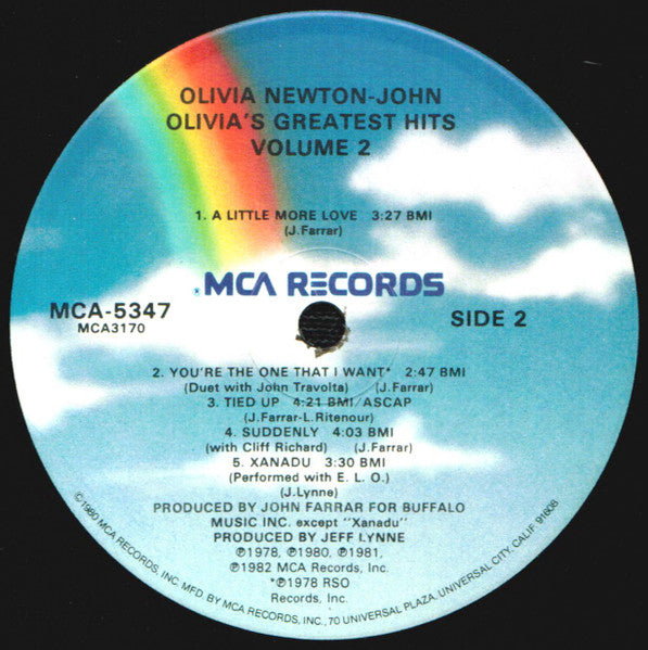 Olivia Newton-John - Olivia's Greatest Hits Vol. 2