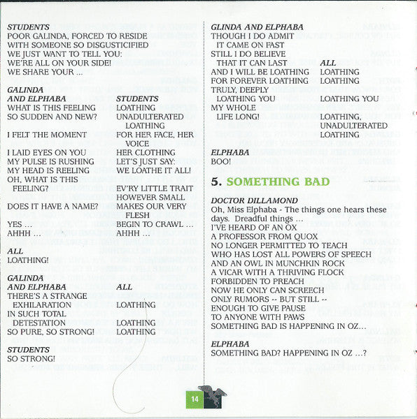 Stephen Schwartz - Wicked (Original Broadway Cast Recording)