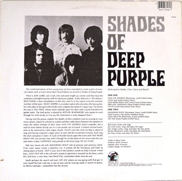 Deep Purple - Shades Of Deep Purple