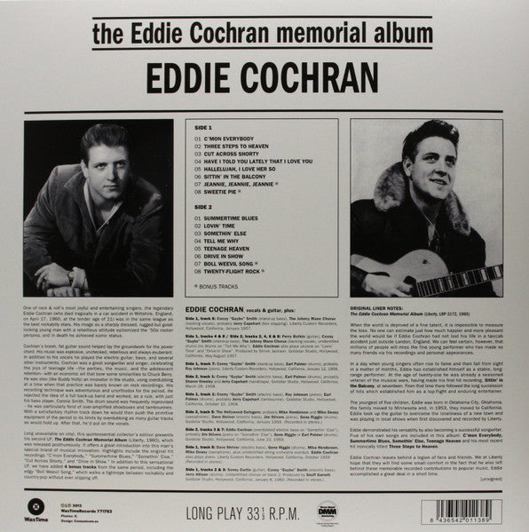Eddie Cochran - The Eddie Cochran Memorial Album