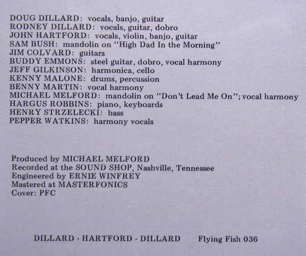 Doug Dillard - Glitter Grass From The Nashwood Hollyville Strings