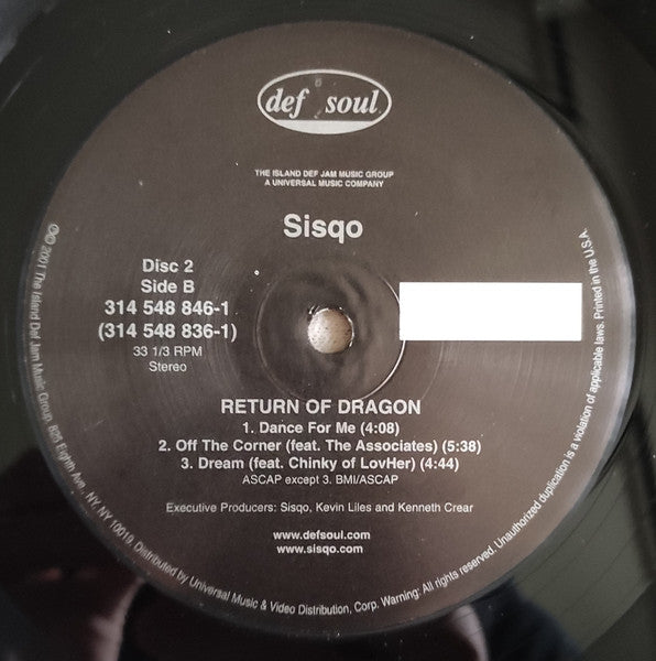 Sisqo - Return Of Dragon