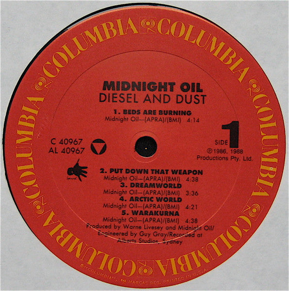 Midnight Oil - Diesel And Dust
