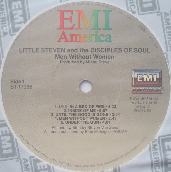 Little Steven And The Disciples Of Soul - Men Without Women