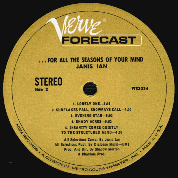 Janis Ian - ...For All The Seasons Of Your Mind