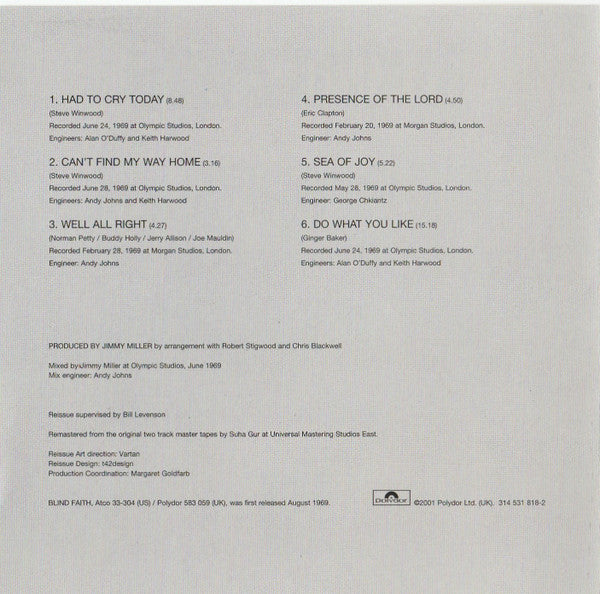 Blind Faith (2) - Blind Faith