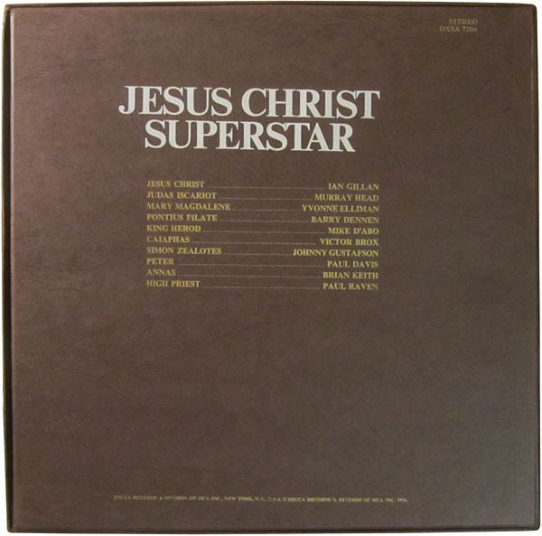 Andrew Lloyd Webber - Jesus Christ Superstar - A Rock Opera