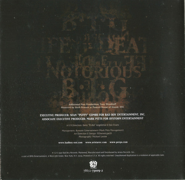 Notorious B.I.G. - Life After Death (Edited Version)