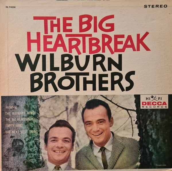The Wilburn Brothers - The Big Heartbreak