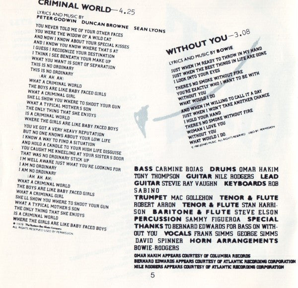 David Bowie - Let's Dance