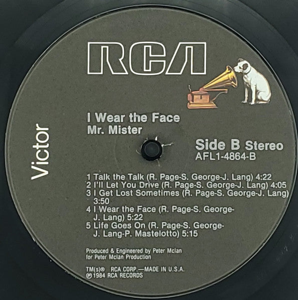 Mr. Mister - I Wear The Face