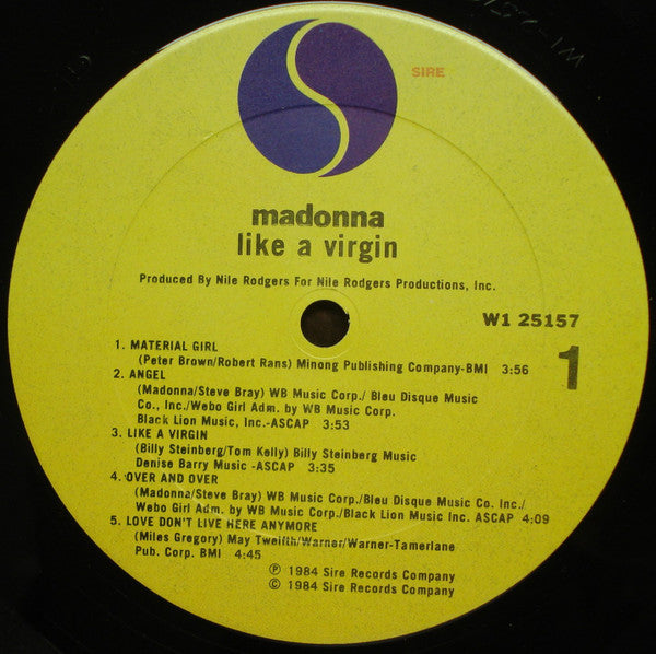 Madonna - Like A Virgin