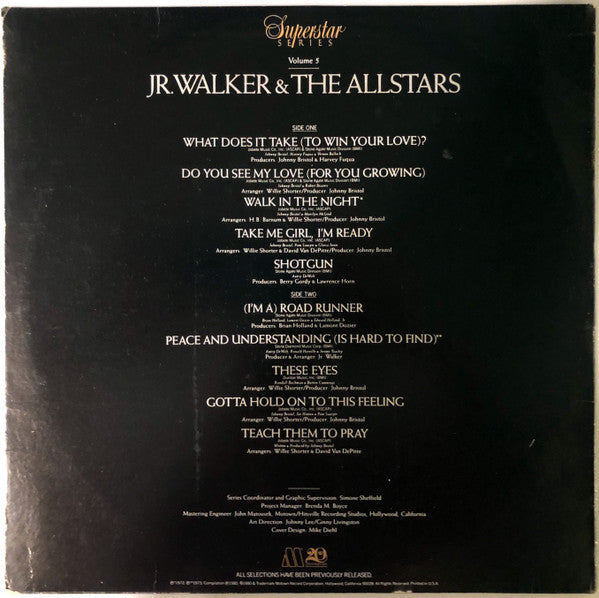 Junior Walker & The All Stars - Motown Superstar Series Vol. 5