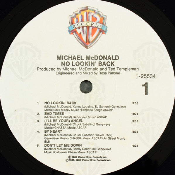 Michael McDonald - No Lookin' Back