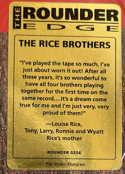The Rice Brothers - The Rice Brothers