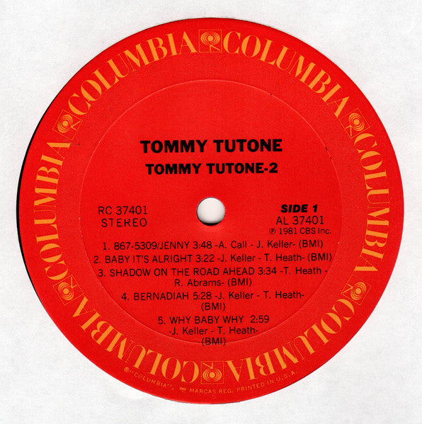 Tommy Tutone - Tommy Tutone-2