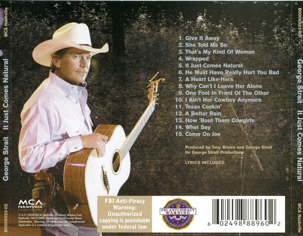 George Strait - It Just Comes Natural