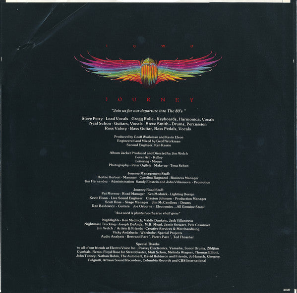 Journey - Departure