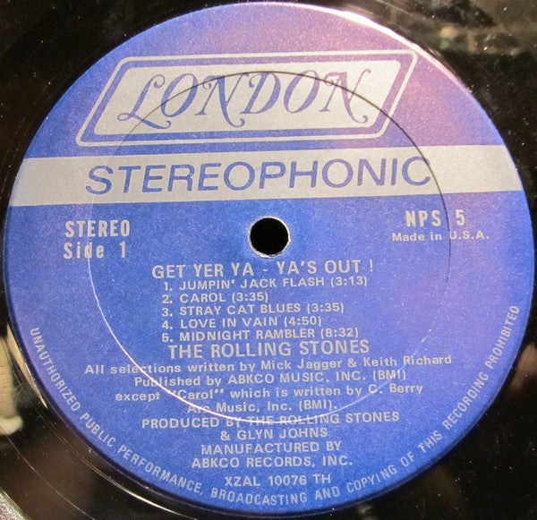 The Rolling Stones - Get Yer Ya-Ya's Out! - The Rolling Stones In Concert