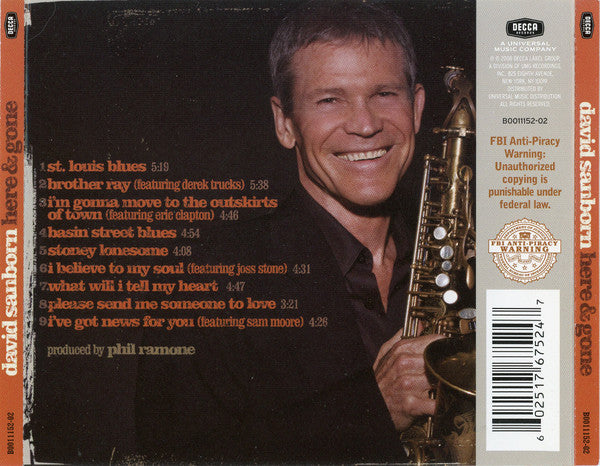 David Sanborn - Here & Gone