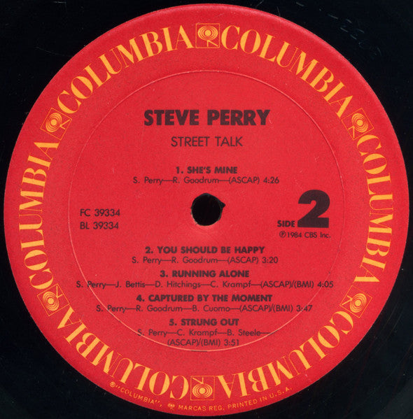 Steve Perry - Street Talk