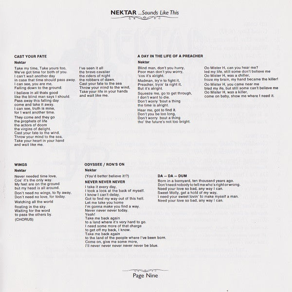 Nektar - ...Sounds Like This