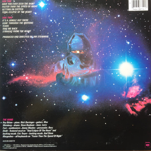 Bonnie Tyler - Faster Than The Speed Of Night