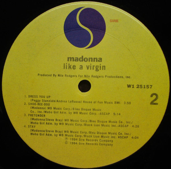 Madonna - Like A Virgin