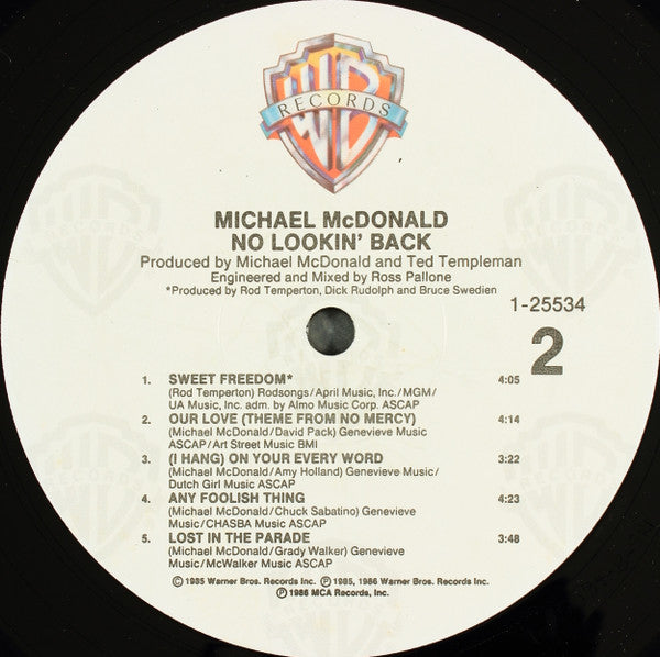 Michael McDonald - No Lookin' Back