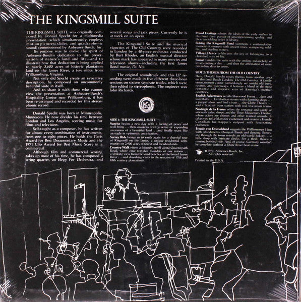 Donald Specht - The Kingsmill Suite