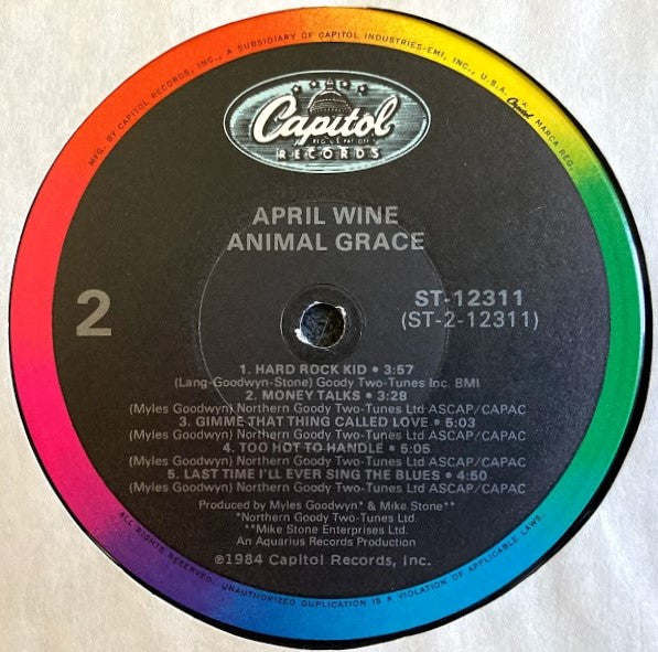 April Wine - Animal Grace