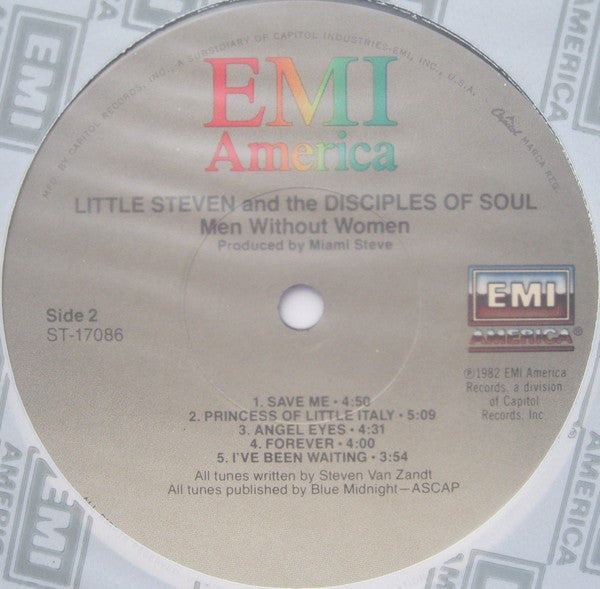 Little Steven And The Disciples Of Soul - Men Without Women