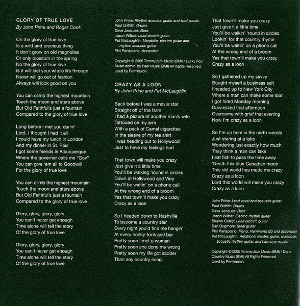 John Prine - Fair & Square
