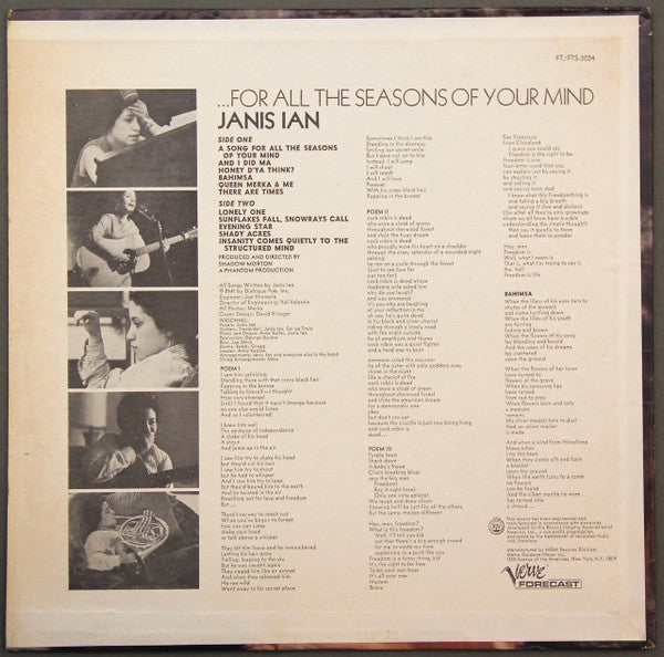 Janis Ian - ...For All The Seasons Of Your Mind