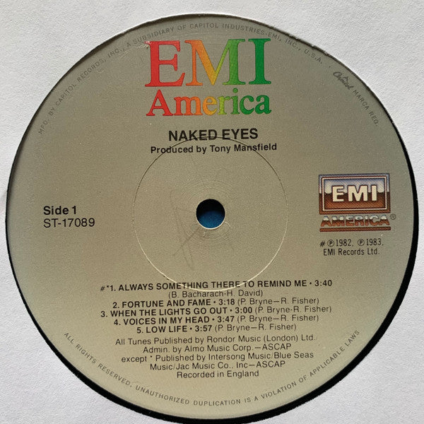 Naked Eyes - Naked Eyes