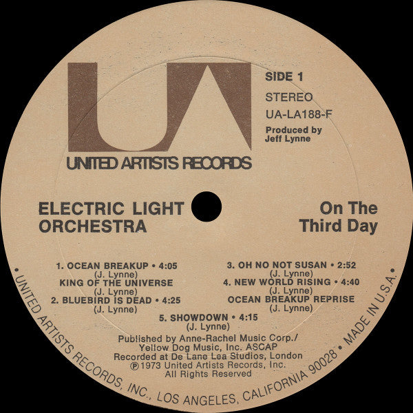 Electric Light Orchestra - On The Third Day