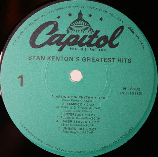 Stan Kenton - Stan Kenton's Greatest Hits