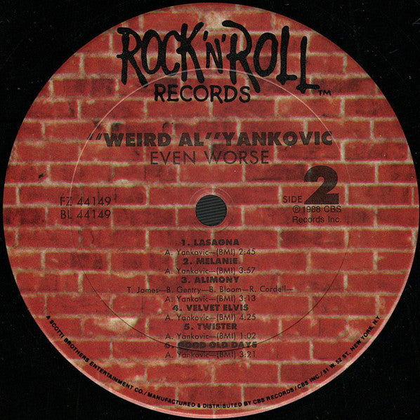 "Weird Al" Yankovic - Even Worse
