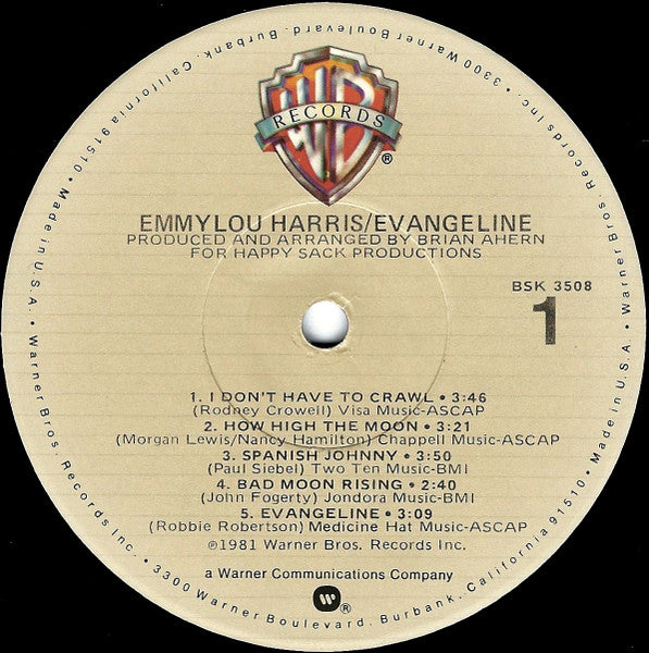 Emmylou Harris - Evangeline